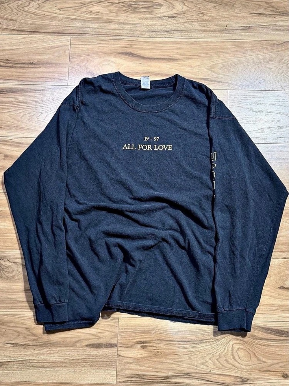 Gildan Ultra Cotton Long Sleeve T-Shirt Long Sleeve Graphic Tee XL Black